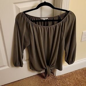 Tie Front Blouse